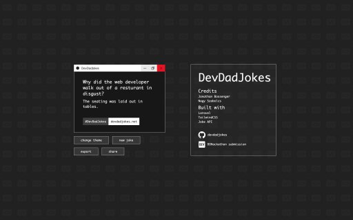 Dev Dad Jokes — Find fast & responsive websites on SITEJOY