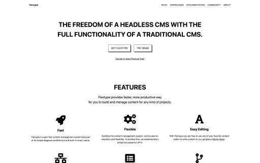 Flextype — Find fast & responsive websites on SITEJOY